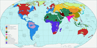 Verdenskart Land og Region