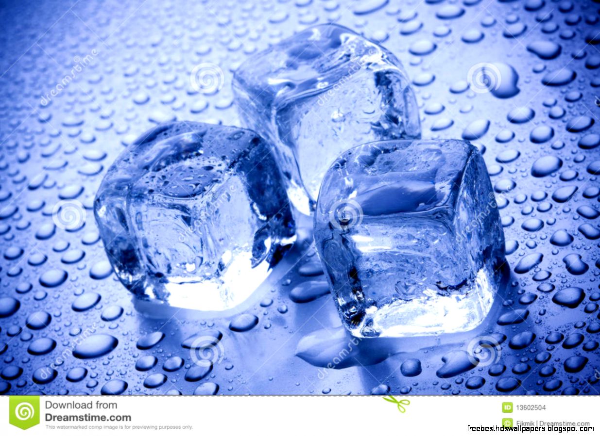 Close Up Ice Cube Close Up Ice Cube