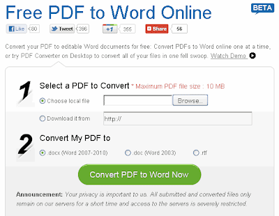 Website To Convert Pdf To Word Free