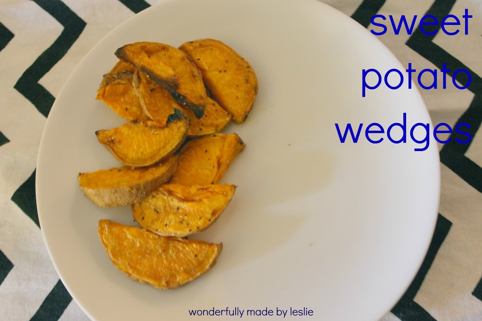Wonderfully Made Baked Sweet Potato Wedges