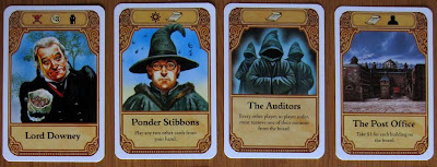 Discworld: Ankh-Morpork - 4 Example brown Game Cards