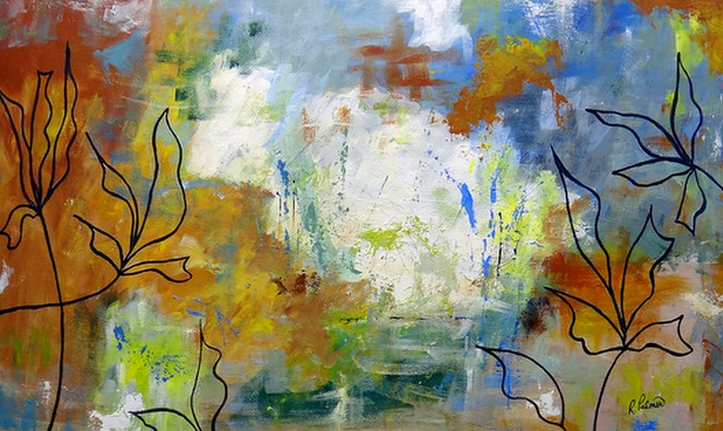 pinturas-flores-abstractas-modernas cuadros-abstractos-de-flores
