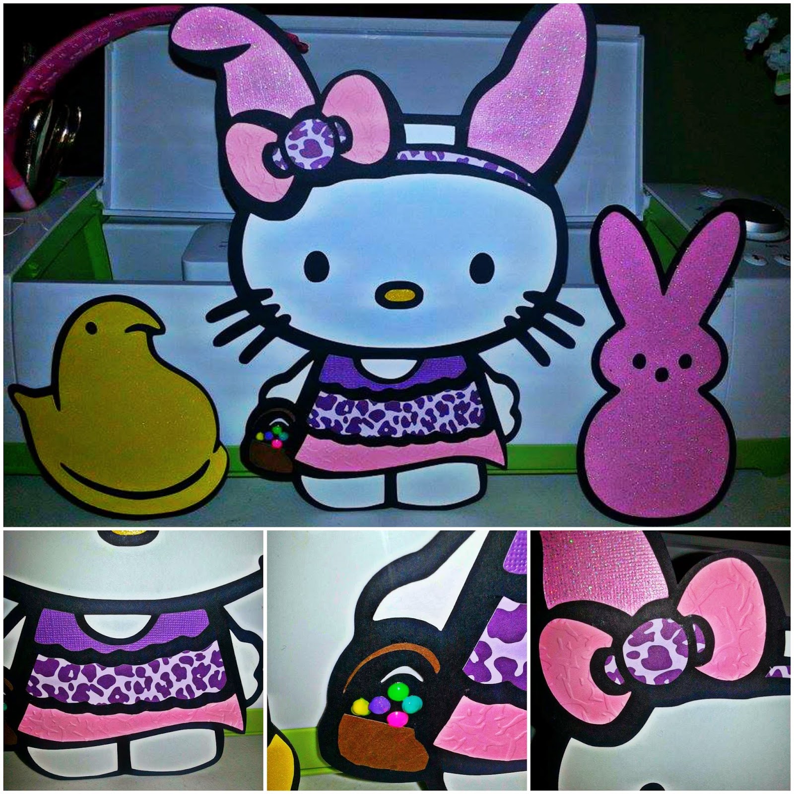Crafting with Meek: Hello Kitty Easter SVG