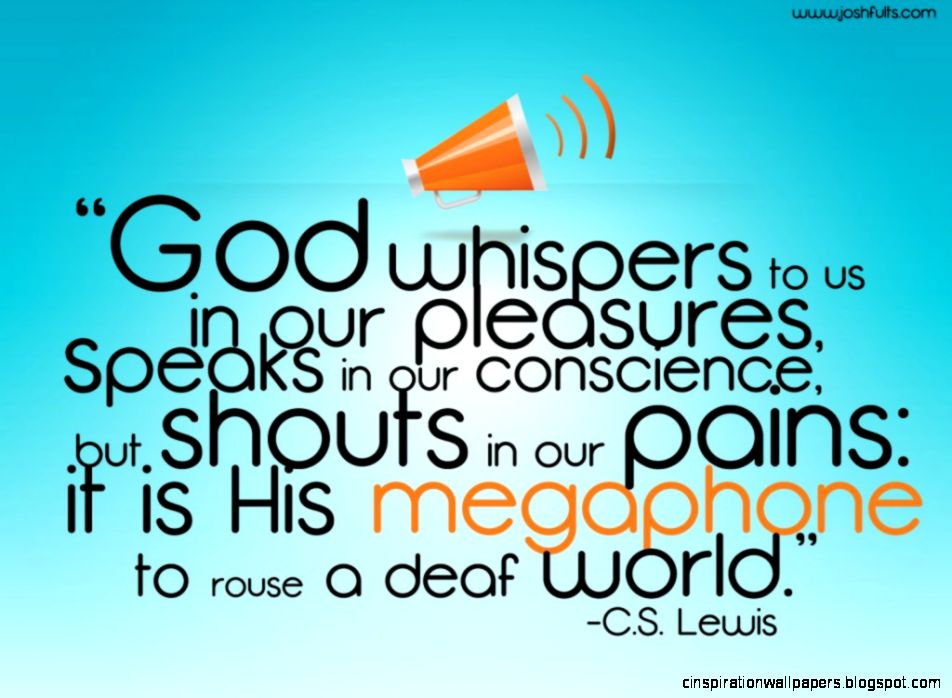 Lewis Christianity God God Speaks Pain Quote On Pain Quotes Lewis Christianity God God Speaks Pain Quote On Pain Quotes