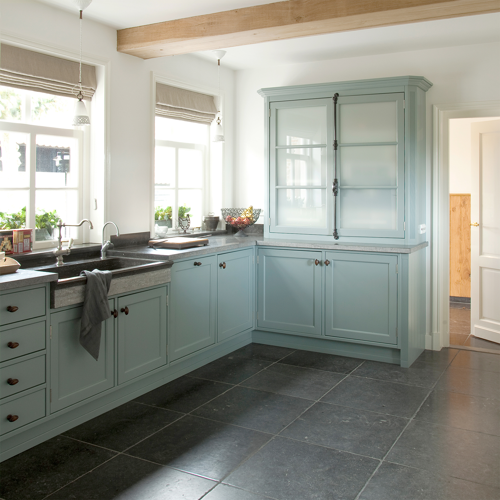 Tasty Turquoise Kitchens Dans le Lakehouse Tasty Turquoise Kitchens Dans le Lakehouse