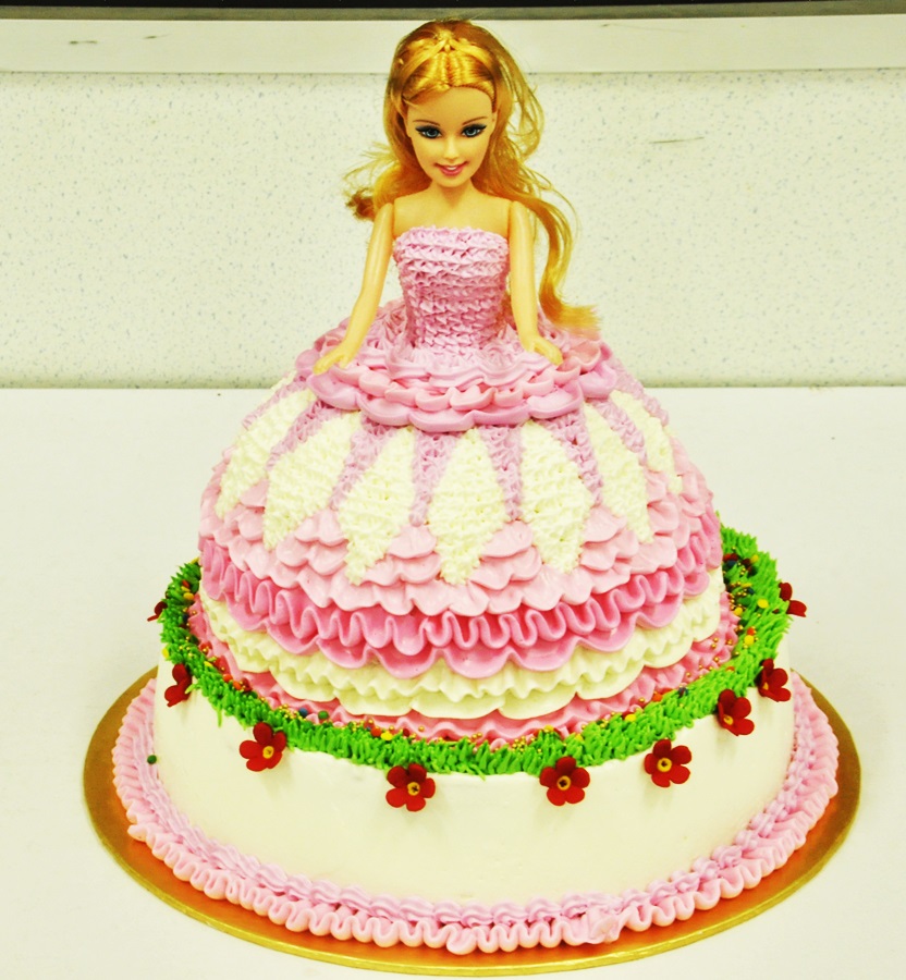 Barbie Doll Cake