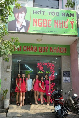 Xuất ngoại - sang gấp tiệm tóc 266 Chu Văn An