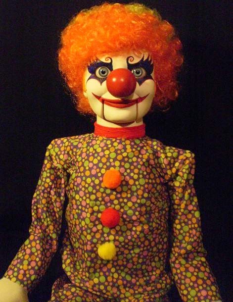 clown ventriloquist dummy