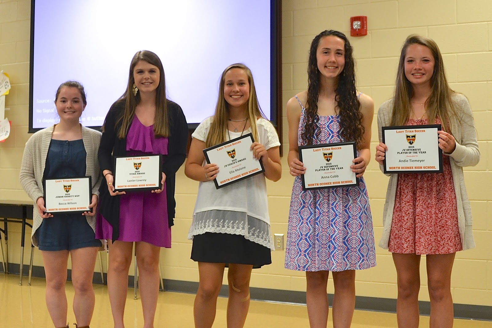 NOHS Girls Soccer End of season banquet and awards night