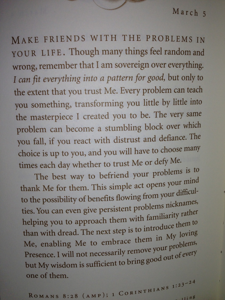 This is How I Share Jesus Calling March 5th