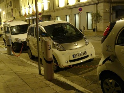 electric cars in Nice France