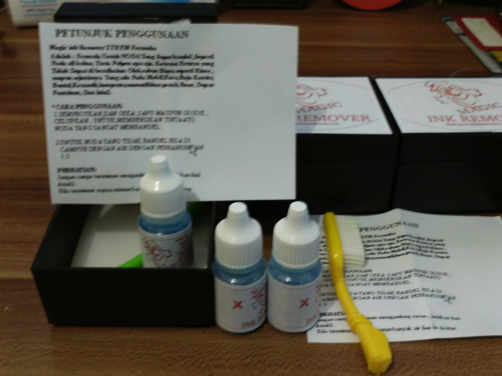 PENGHAPUS TINTA SERBA GUNA MAGIC INK REMOVER STAMP INK REMOVER