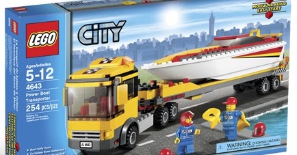 lego city powerboat transporter