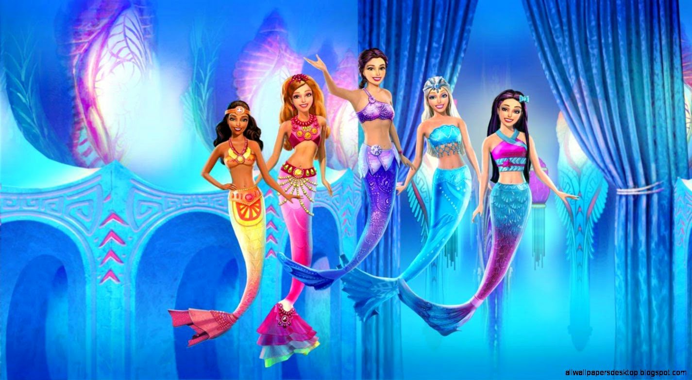 Barbie Cartoon Mermaid Wallpaper Hd