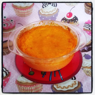 Purée de potiron gratinée à la mimolette 