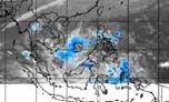 ภาพการเคลื่อนตัว-ก่อกลุ่มเมฆและพายุ ย่านเอเซีย อ่าวเบงกอลและทะเลจีนใต้