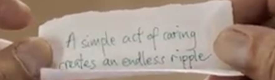 A simple act of kindness image