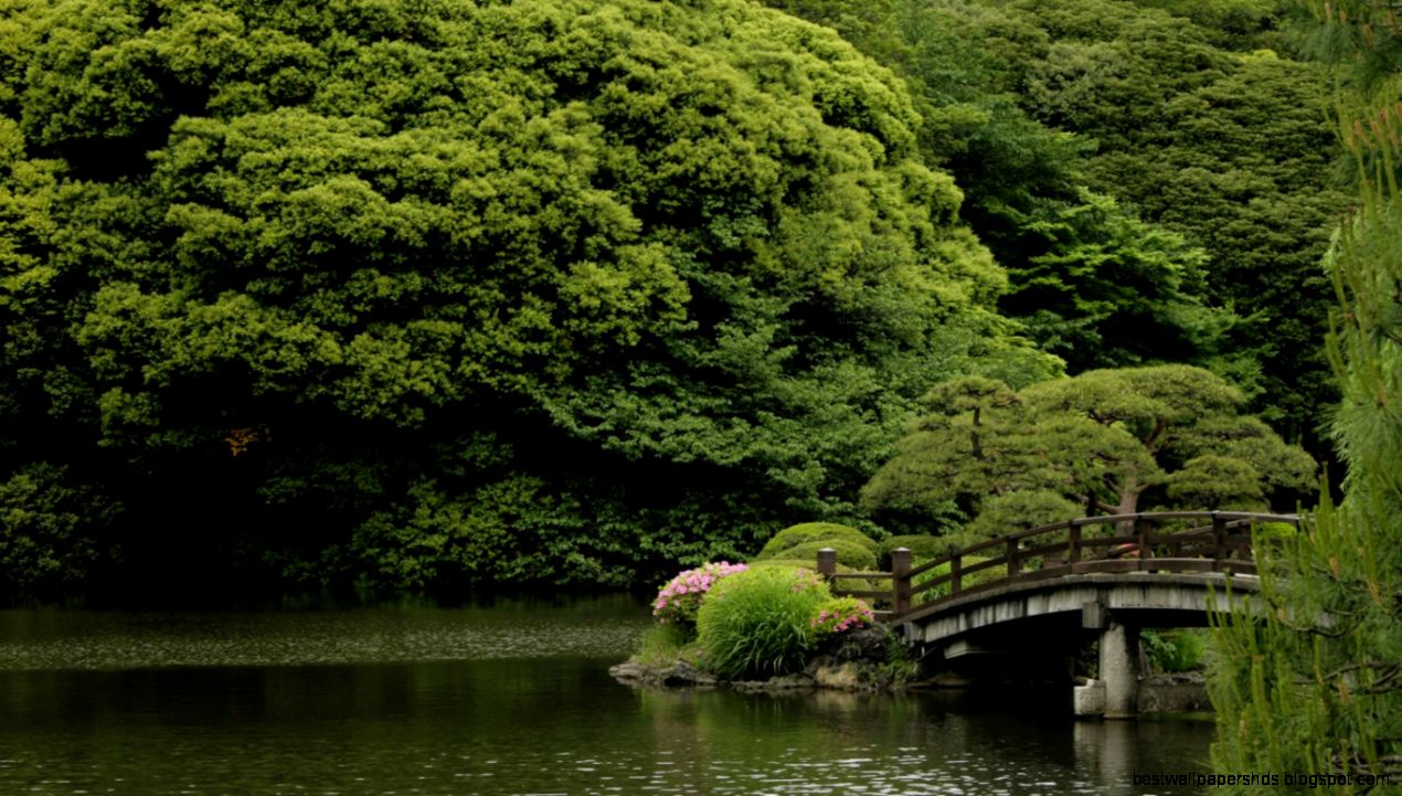 Shinjuku Gyoen Bridge 1366 x 768 ECARD Shinjuku Gyoen Bridge 1366 x 768 ECARD