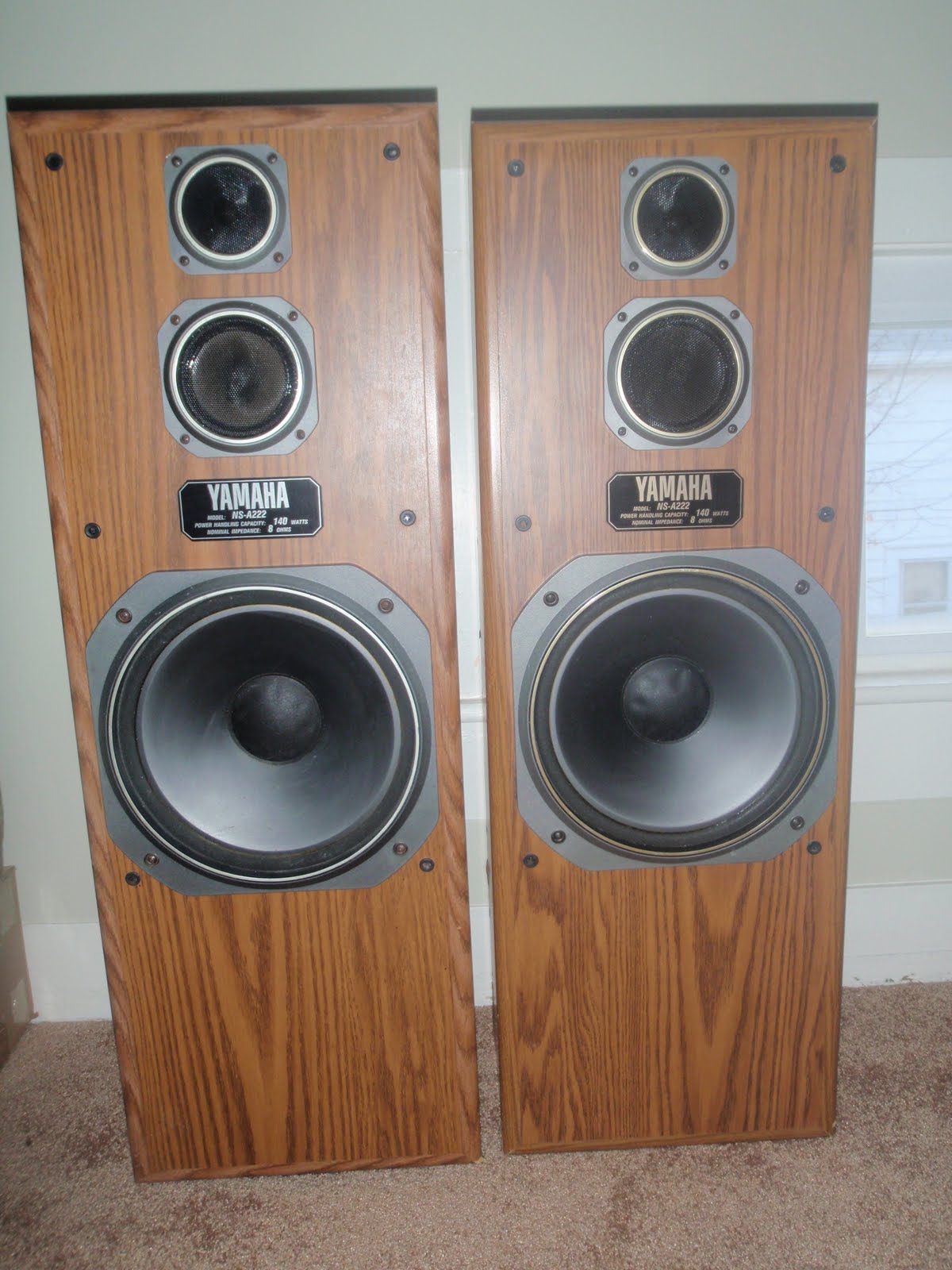 Various Audiophile Equipment Yamaha Floorstanding Speakers