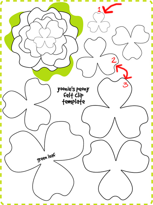 Strawberry Chic Felt Flower Hair Clip