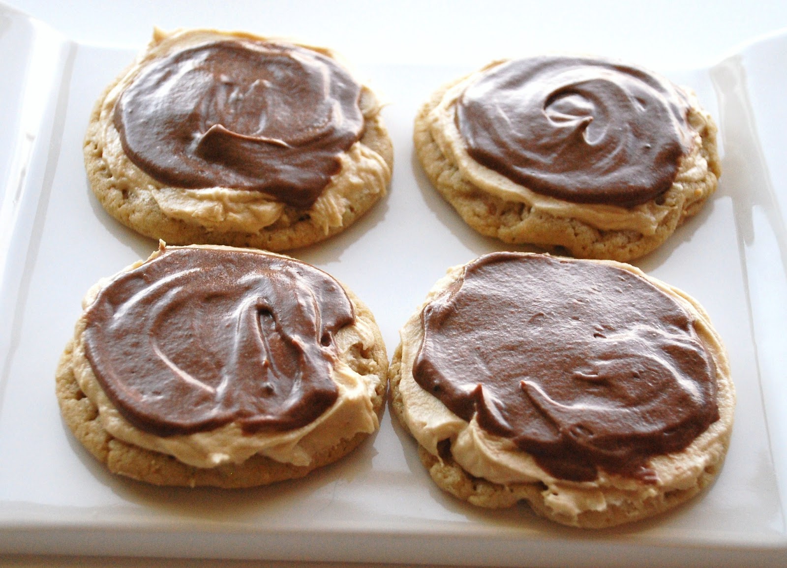 Everyday Insanity... Frosted Peanut Butter Cookies