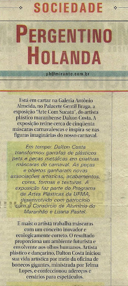 Reportagem da Coluna do PH do jornal O Estado do Maranhão