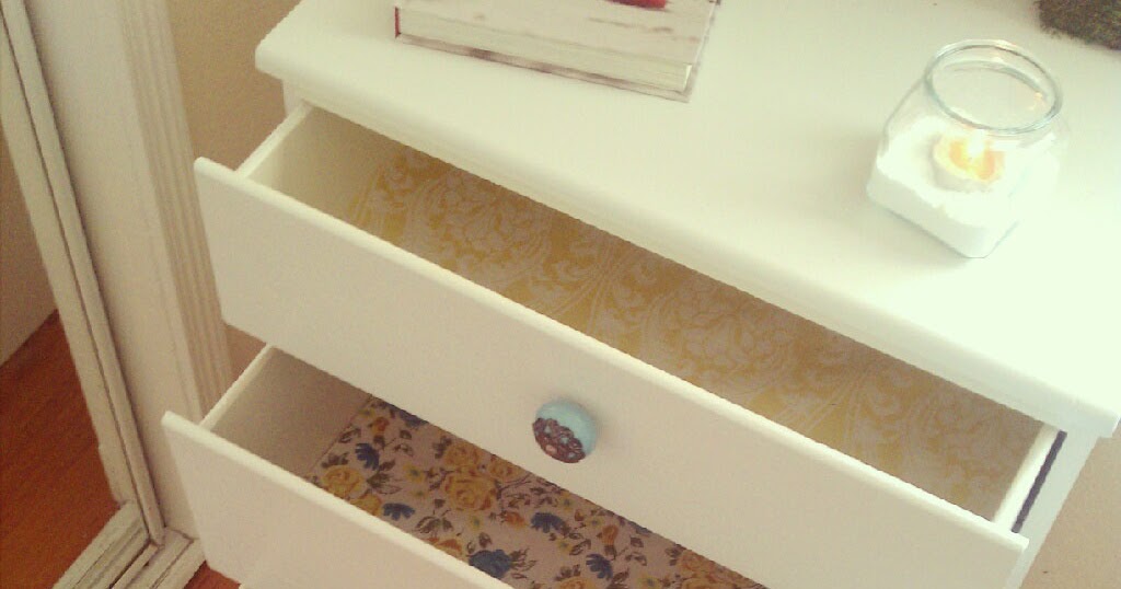 lindsathy loves DIY lining dresser drawers