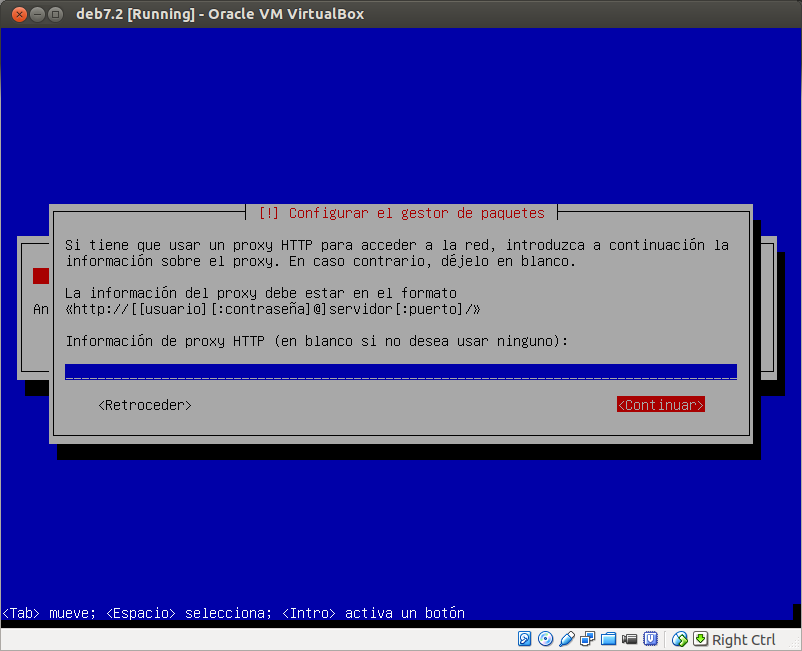 DriveMeca instalando Debian Wheezy 7.2