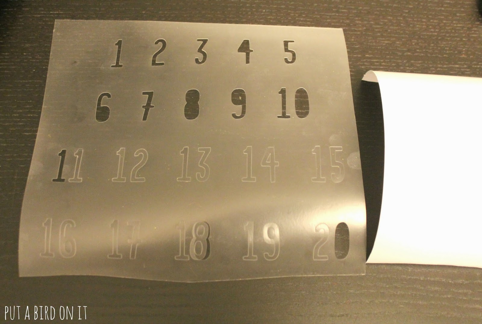 Put A Bird On It My Review of Silhouette Stencil Material *spoiler
