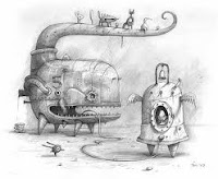 Ilustración para la Cosa Perdida (Shaun Tan)