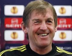 A happy Kenny Dalglish