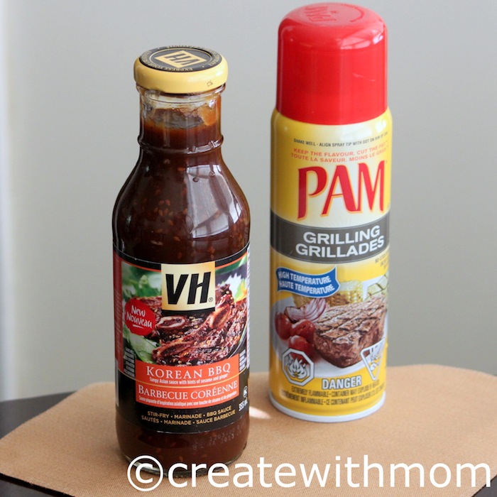 Create With Mom Barbecued chicken with Korean BBQ sauce