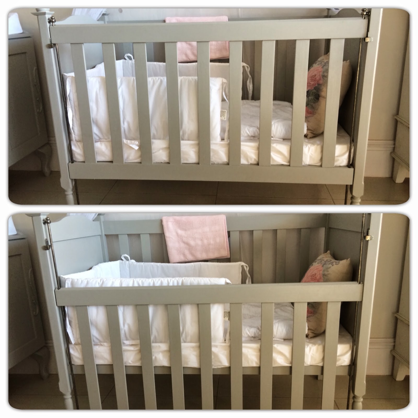 antique baby cot