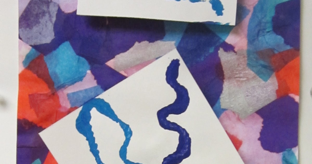 Lesson Plans Tissue collage and printmaking