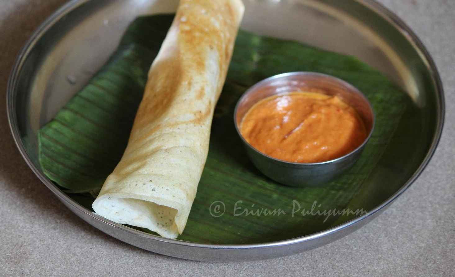 Erivum Puliyum Ghee Roast Dosa