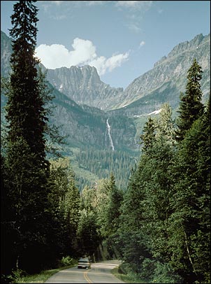 ... the Going to the Sun Road on June 11, 2014. (Glacier National Park