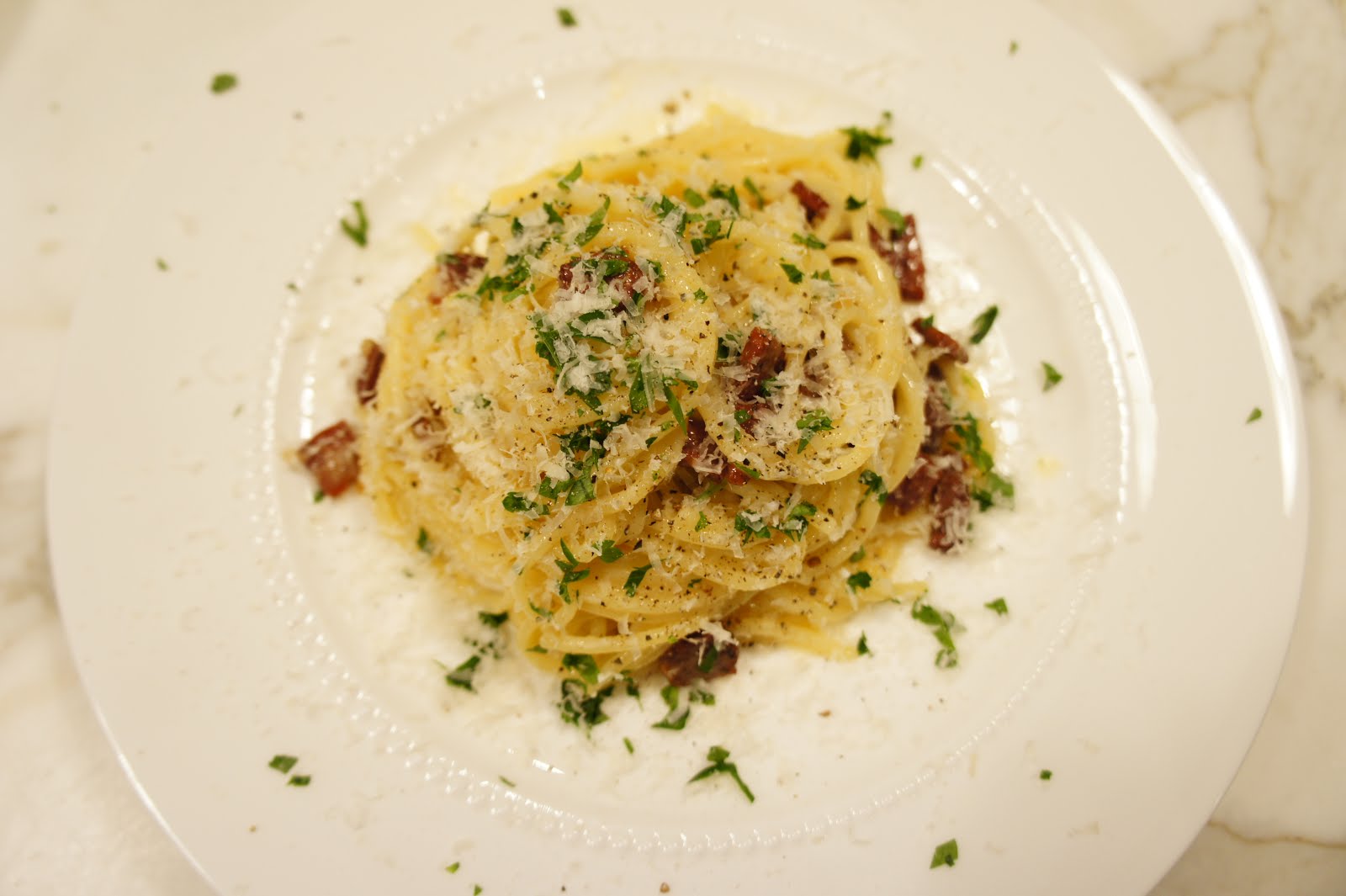 Duck Carbonara