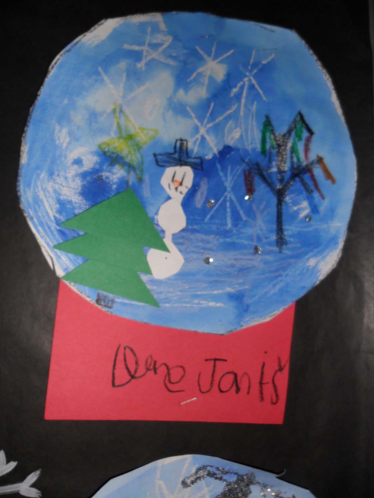 Why I Love Art Kindergarten Snow Globes