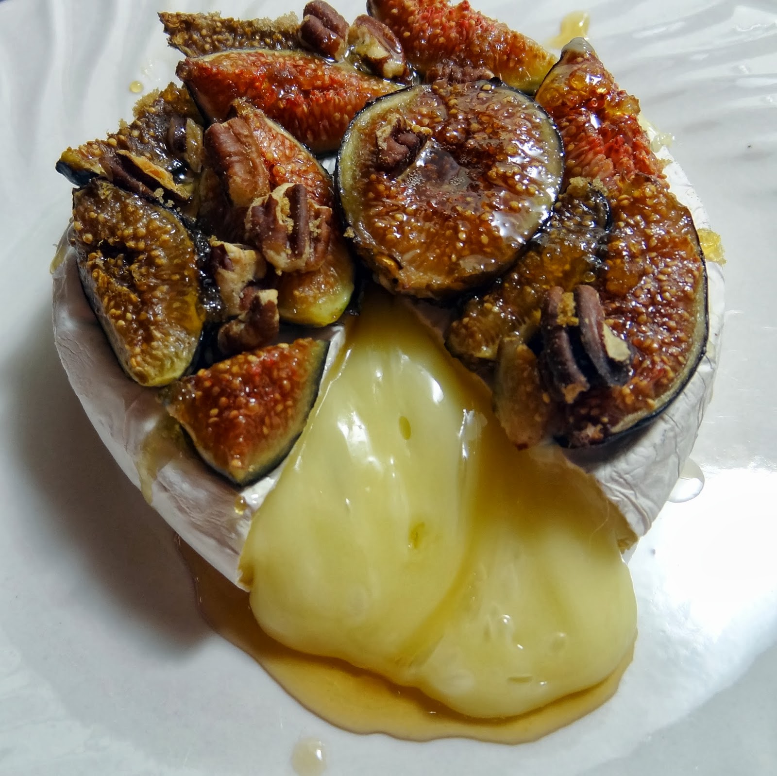 Miss Mochi's Adventures Baked Brie with Figs