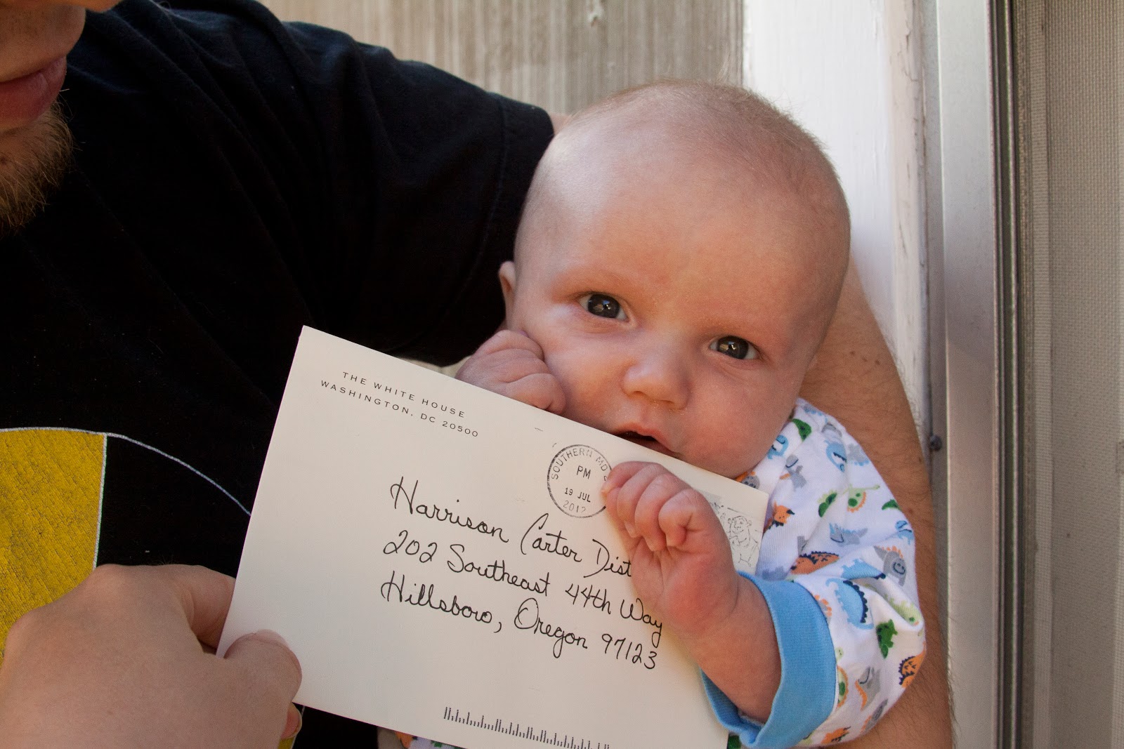 birth announcement white house