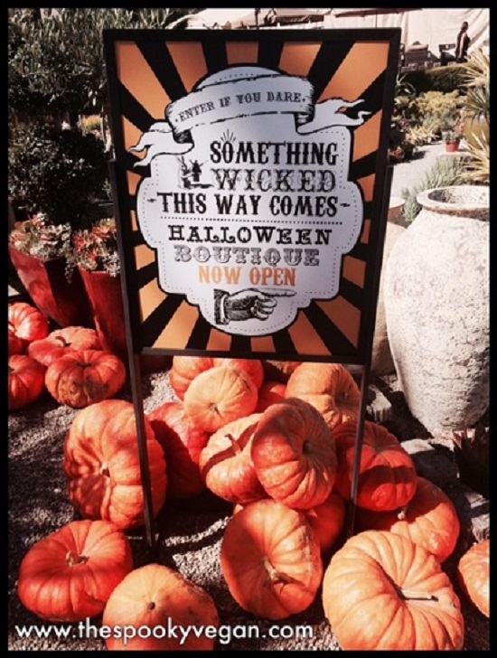 The Spooky Vegan Halloween 2015 at Roger�s Gardens &quot;Something Wicked