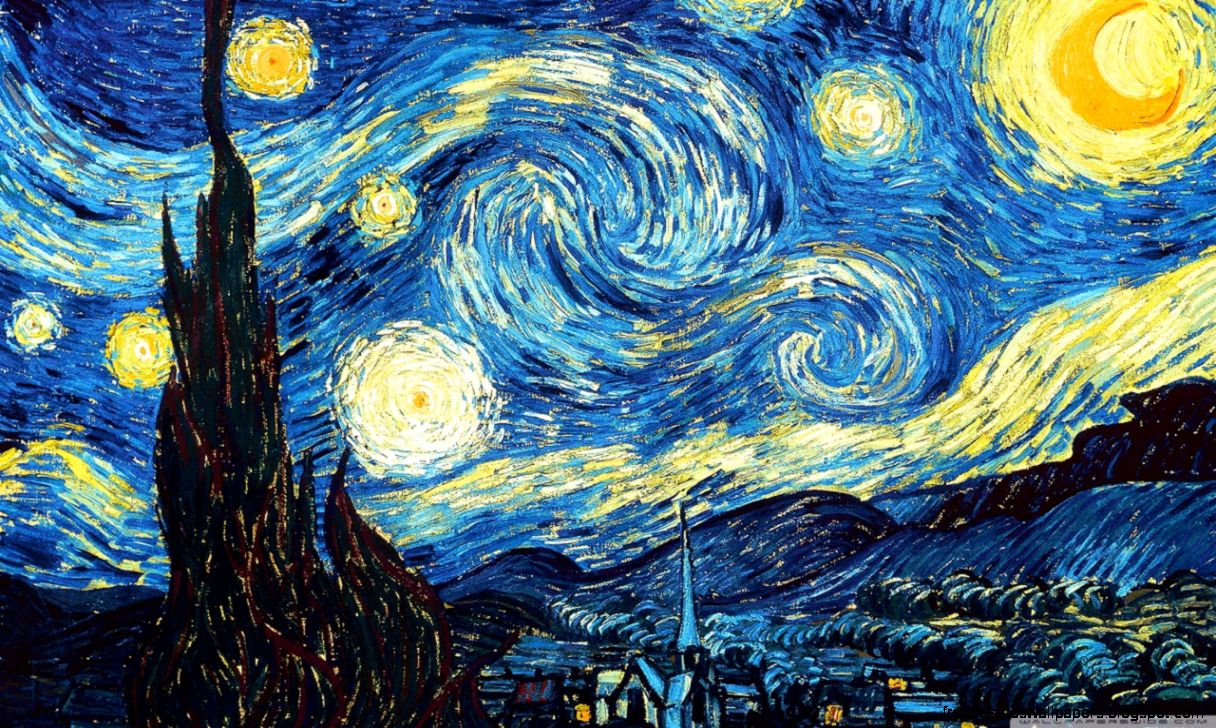 The Starry Night HD desktop wallpaper Widescreen High The Starry Night HD desktop wallpaper Widescreen High