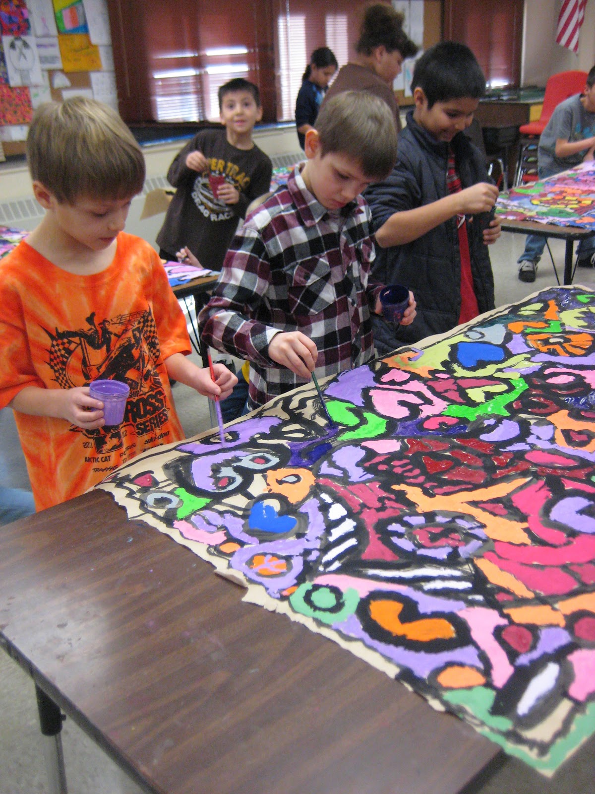 Experiments in Art Education Collaborative Mural Painting