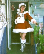 Kelly as Santa
