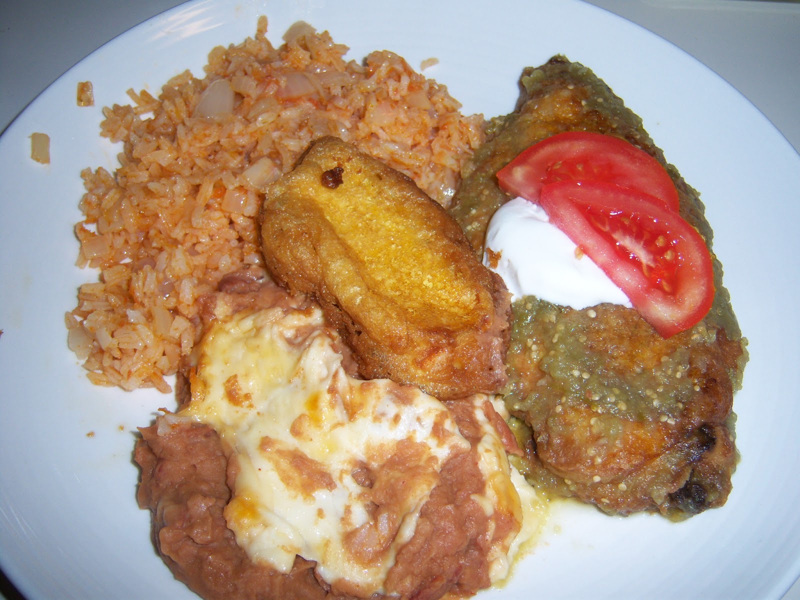 Core Cooking and Much More Chili Rellenos with Spanish Rice