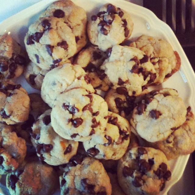 GOBOOT Chocolate Chip Cookies with Orange Zest.