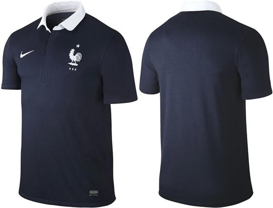 Berikut detail jersey home prancis piala dunia 2014 Berikut detail jersey home prancis piala dunia 2014