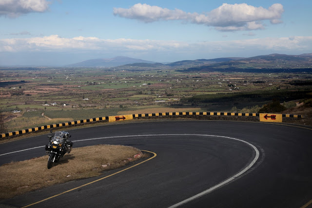 Riding the Vee - A great road in County Waterford. Some fun hairpins-