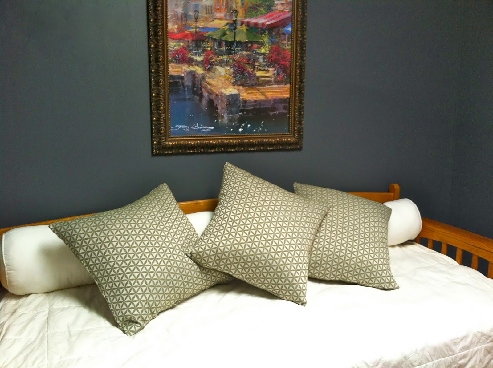 DIY Why Spend More No sew pillow covers using hot glue