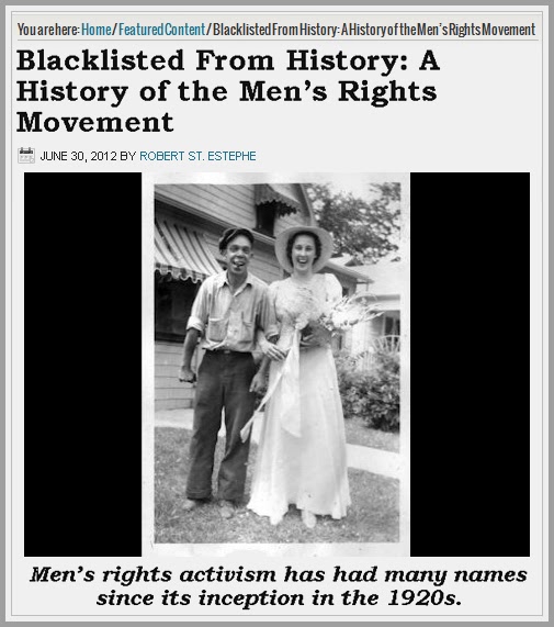 the aspects of the mens right movement Hi this is my first thread start, so hope this is the right place i am currently researching on sexism in schools and am trying to find an official website to the men's rights movement. the aspects of the mens right movement Hi this is my first thread start, so hope this is the right place i am currently researching on sexism in schools and am trying to find an official website to the men's rights movement.